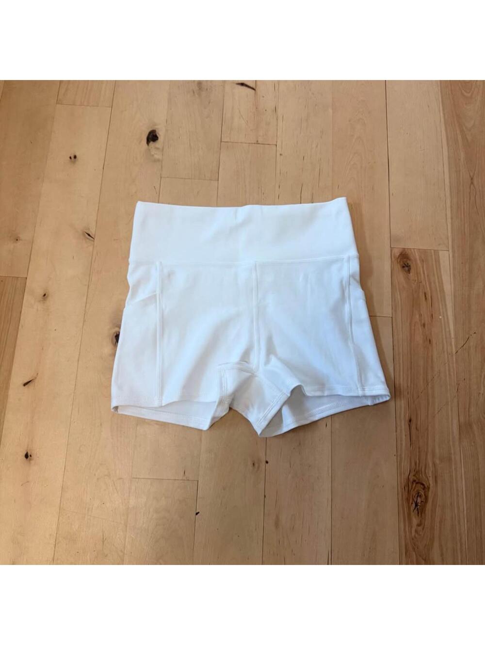 Vuori Bike Shorts White Women's S